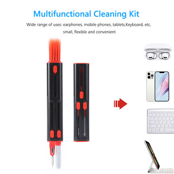 Комплект за почистване на SONY LinkBuds / Apple Airpods 3 Earbuds Cleaning Pen Съвместим с Bluetooth калъф за слушалки Инструменти за почистване на клавиатура
