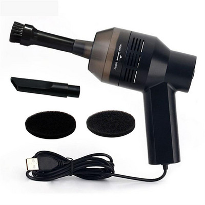 Hordozható mini kézi USB porszívó porgyűjtő vezeték nélküli töltő billentyűzet tisztítóeszközök notebook autós PC tisztított készlet