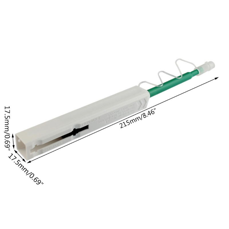 2022-es új, egykattintásos tisztítóeszköz, száloptikai csatlakozó tisztító toll, amely 2,5 mm-es SC/FC érvéghüvelyeket tisztít, 800+ tisztítással