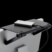 Besegad Többfunkciós rack képernyő felső polc TV tároló kijelző állvány Irodai számítógép asztal tároló mappa konzol Tartozékok