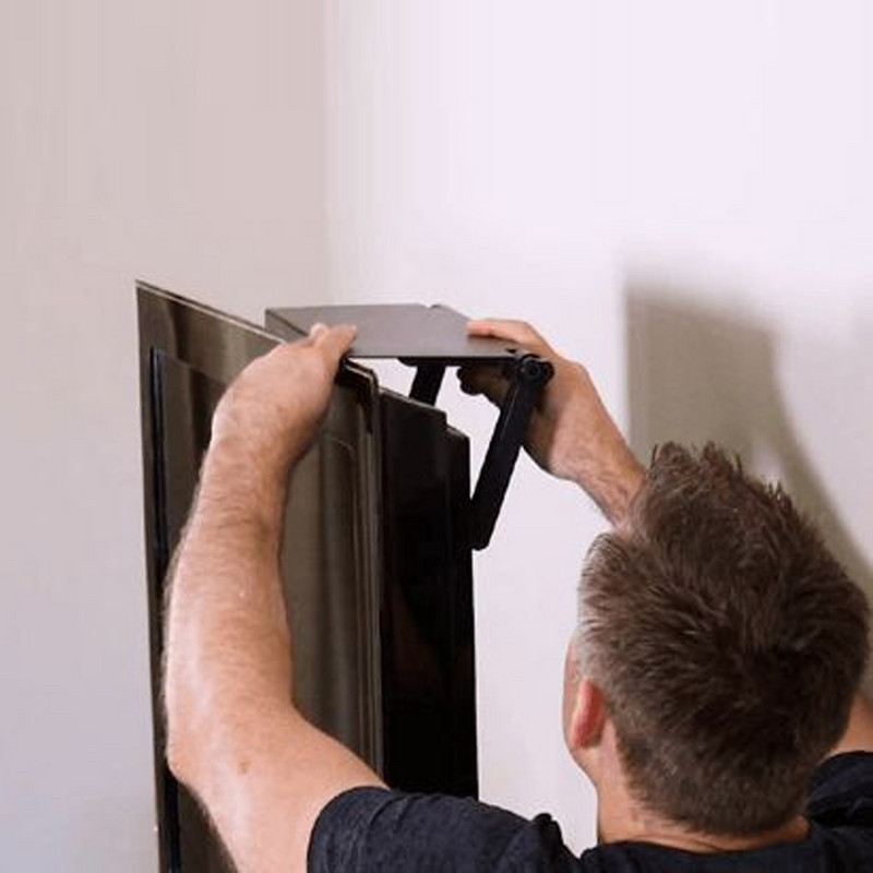 Besegad Többfunkciós rack képernyő felső polc TV tároló kijelző állvány Irodai számítógép asztal tároló mappa konzol Tartozékok