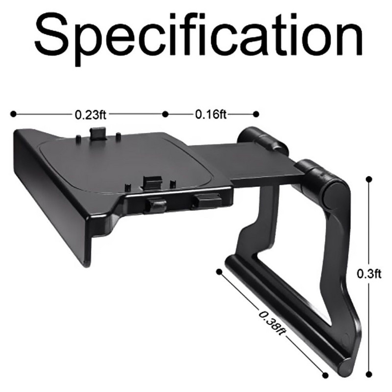 Lihtne paigaldusklamber Somatic Games teleri kinnitusklamber teleri kinnitusklamber Xbox 360 Kinecti alusklambri klambri hoidiku häll