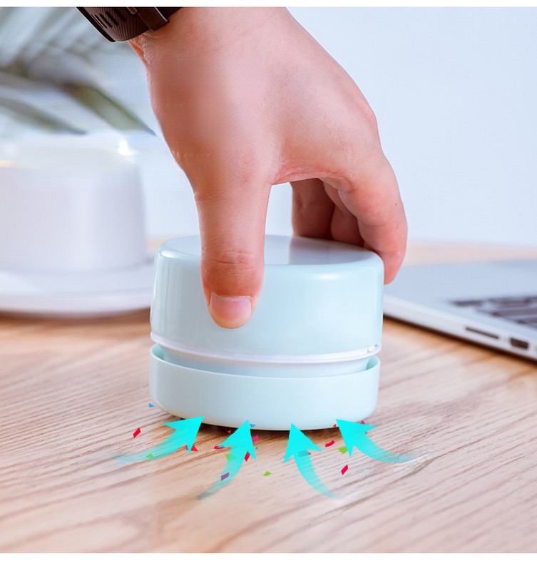 Ηλεκτρική σκούπα επιφάνειας εργασίας Μίνι Μικρό οικιακό από καουτσούκ κομφετί Καθαριστικό φορητό φοιτητικό προμήθειες Φορητές ηλεκτρικές σκούπες