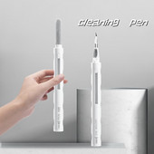 Kõrvaklappide puhastuspliiats Kahepealise otsaga käsnhari 3-ühes Multifunktsionaalne Bluetooth-kõrvaklappide puhastustööriist Kõrvaklappide tarvikud