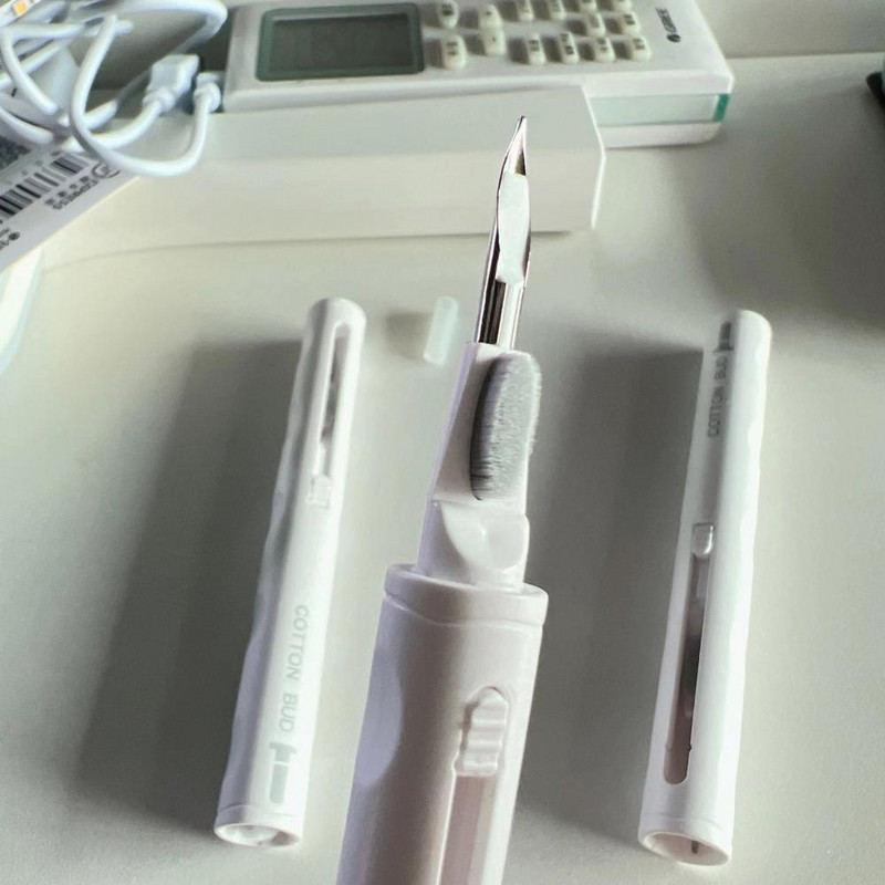 Olovka za čišćenje slušalica Spužvasta četka s dvostrukim vrhom 3 u 1 višenamjenski alat za čišćenje Bluetooth slušalica Dodaci za umetak za uši