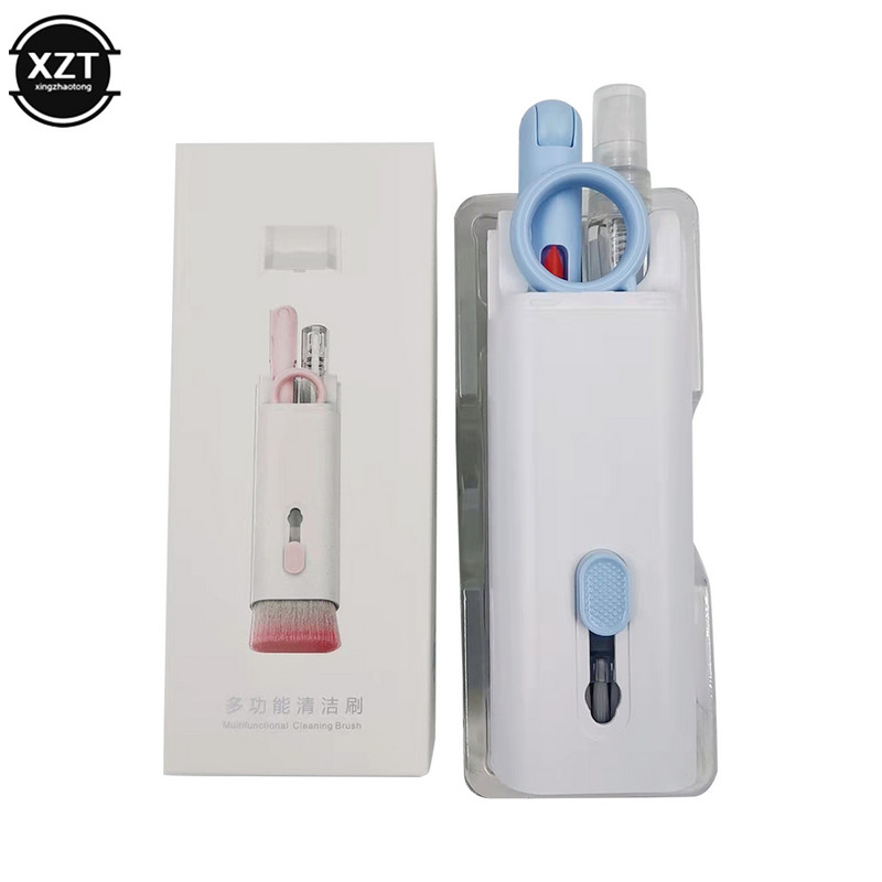 7-u-1 komplet za čišćenje Čistač računalne tipkovnice Alati za čišćenje Set za izvlačenje kapica za AirPods iPhone Slušalice s četkom