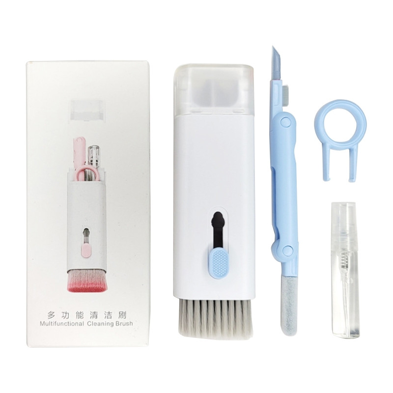 7 u 1 višenamjenska četka za čišćenje Čistač tipkovnice Laptop Bluetooth kompatibilne slušalice Alati za čišćenje prašine