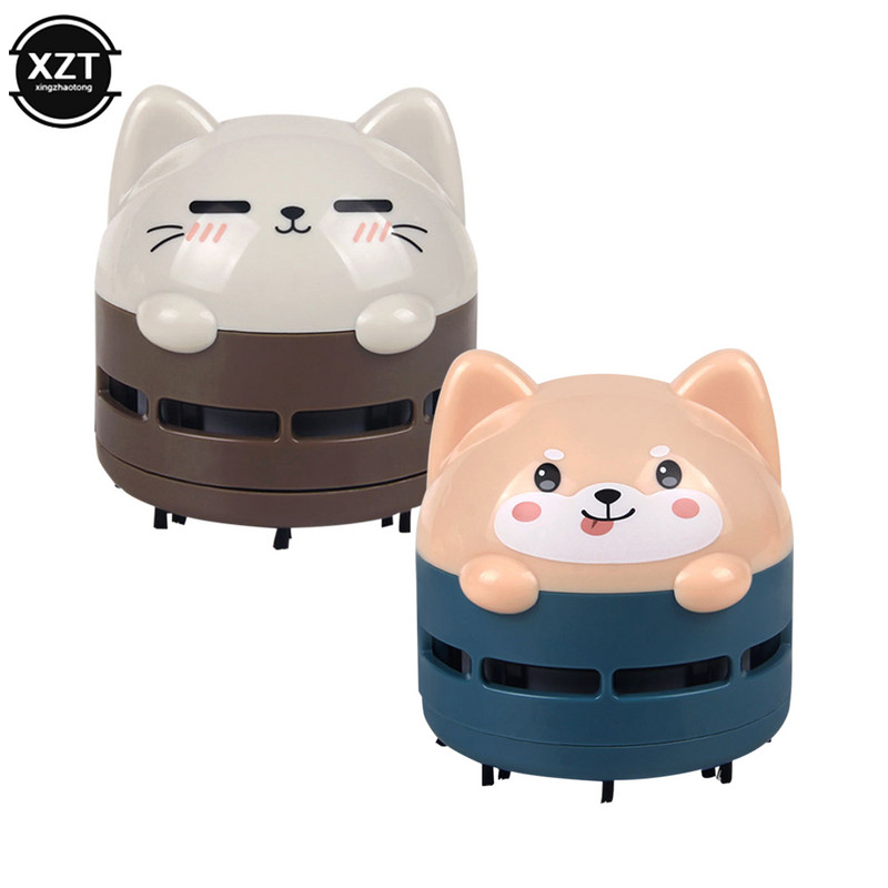 Mini Cartoon Animal Pattern Επαναφορτιζόμενη ασύρματη ηλεκτρική σκούπα USB Πληκτρολόγιο αυτοκινήτου Ηλεκτρική σκούπα Ηλεκτρική σκούπα χειρός επιφάνειας εργασίας