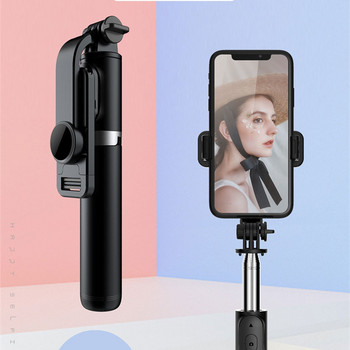 FANGTUOSI Extend Tripod For Smartphone Camera Selfie Tripods with Phone Holder 1/4 Screw Cold Shoe for Microphone Phone camera