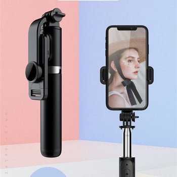 FANGTUOSI Extend Tripod For Smartphone Camera Selfie Tripods With Phone Holder 1/4 Screw Cold Shoe For Microphone Phone camera