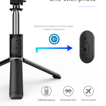 FANGTUOSI Extend Tripod For Smartphone Camera Selfie Tripods with Phone Holder 1/4 Screw Cold Shoe for Microphone Phone camera