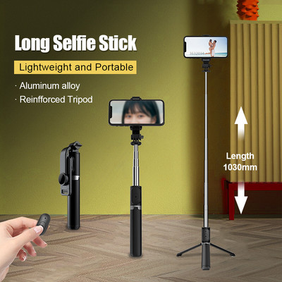 FANGTUOSI pikendatav statiiv nutitelefoni kaamera jaoks Selfie statiivid koos telefonihoidikuga 1/4 kruviga külmjalats mikrofoni telefonikaamera jaoks