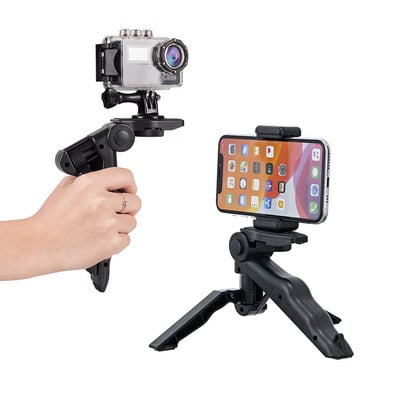 Mini Tripod for Phone Smartphone Handheld Tripie for Cell Phone Tabletop Tripod for Gopro Action Camera Holder Tripode Go Pro