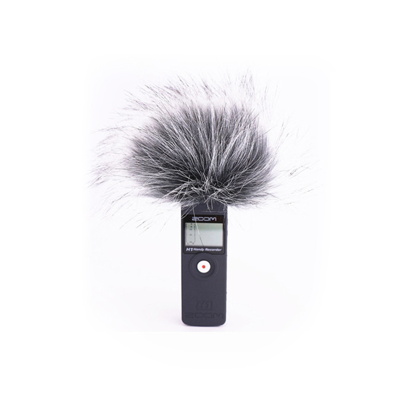 Zoom H1 H1N Handy Deadcat WindShield Furry priekinio stiklo dangtelis įrašymui Mikrofono priedai Dangtis Triukšmą slopinantis stereofoninis