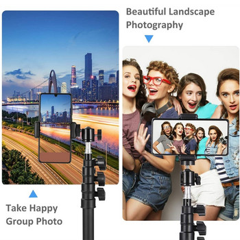 Βάση για τηλέφωνο Τρίποδα βάση για Smartphone Βάση Δαχτυλίδι τηλεφώνου Στήριγμα για κινητό Ευέλικτο κιτ βιντεοσκόπησης Selfie Led κάμερα