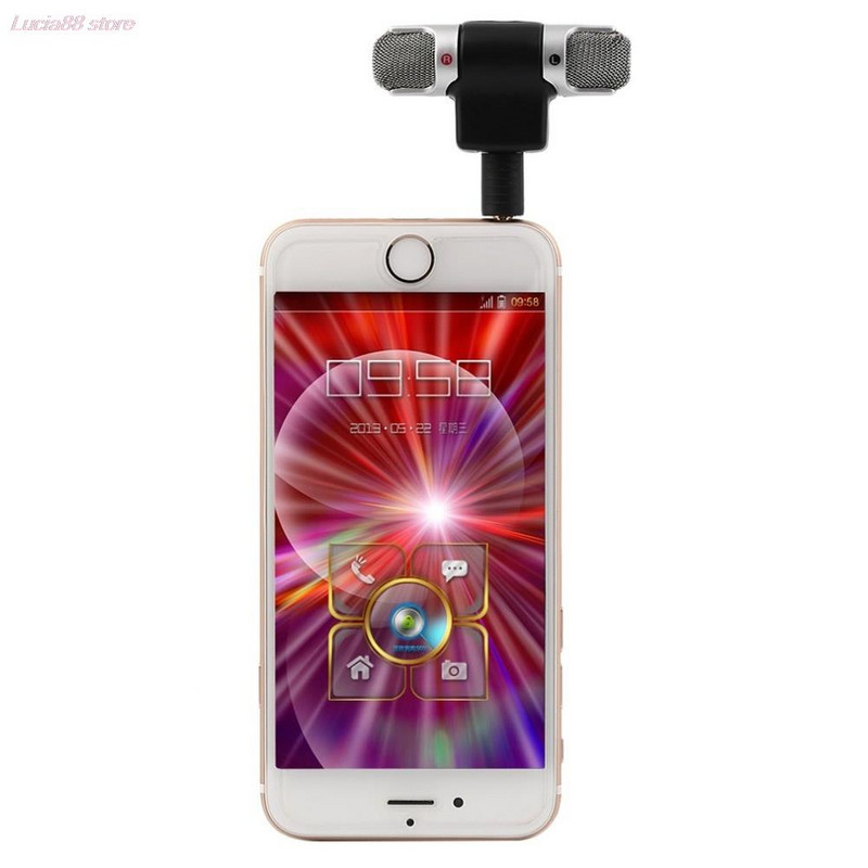 Hot Sale 1pc Mini 3.5mm Jack Mikrofon Stereo Mikrofon Za Snimanje Mobilni Telefon Studio Intervju Mikrofon Za Pametni Telefon