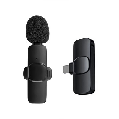 Bežični lavalier mikrofon s poništavanjem buke, audio video snimanje, mini mikrofon za iPhone Android Xiaomi mikrofon za prijenos uživo za igre