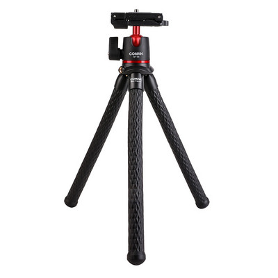Ulanzi MT-11 flexibilis polipállvány DSLR okostelefonhoz 2 az 1-ben háromlábú, kihúzható, 1/4 hüvelykes csavar a Magic Arm Led videolámpához