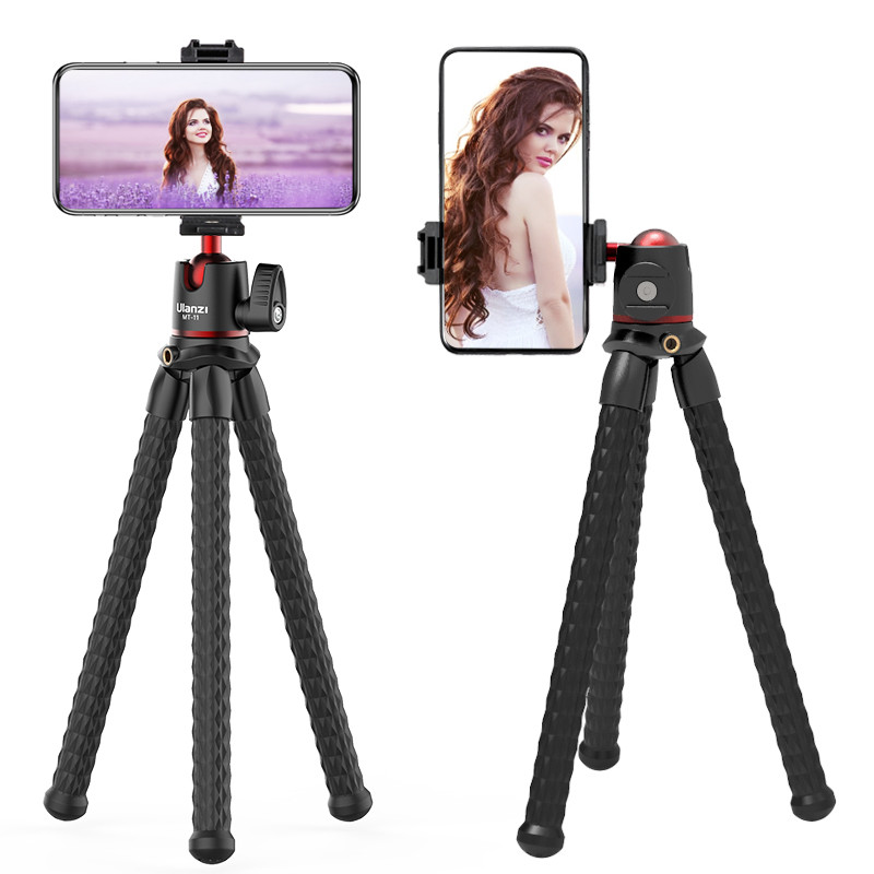 Trepied Ulanzi MT-11 Flexibil Octopus pentru Smartphone DSLR Trepied 2 în 1 Extindere 1/4`` Șurub pentru Lumină Video Led Magic Arm