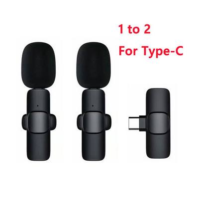 Bežični Lavalier mikrofon Broadcast Lapel mikrofoni Set Kratki video zapis Ručni mikrofon koji se naplaćuje Streaming uživo