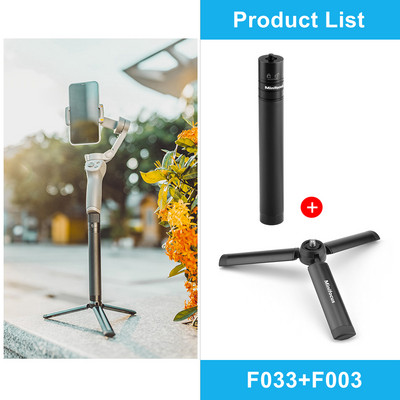 Metalni mini tronožac + kuglasta glava Mount Stolni stolni stalak za telefon s kamerom Ručni Gimbal Vlog Ručka Vlogging Grip Stativ