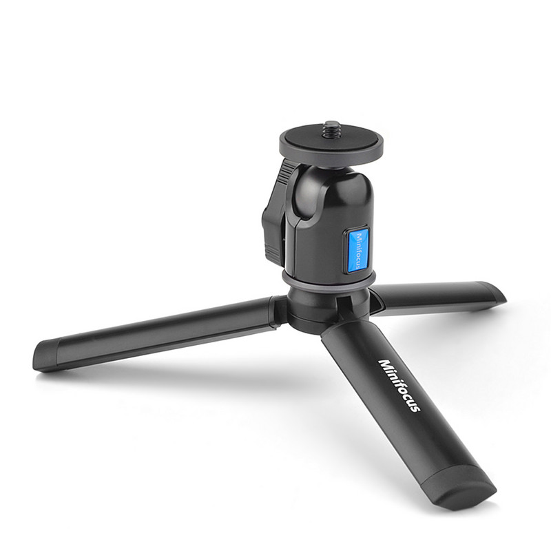 Metalni mini tronožac + kuglasta glava Mount Stolni stolni stalak za telefon s kamerom Ručni Gimbal Vlog Ručka Vlogging Grip Stativ
