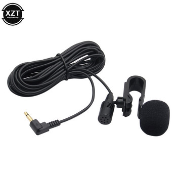 MINI Professionals Car Microphone Audio 3,5mm Jack Plug Mic Mono Mini Ενσύρματο εξωτερικό μικρόφωνο για PC Auto αυτοκινήτου Ραδιόφωνο DVD ΝΕΟ