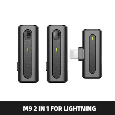 Microfon Lavalier fără fir, Mini microfon portabil de înregistrare audio și video pentru iPhone Type-C, transmisie în direct, microfon pentru jocuri