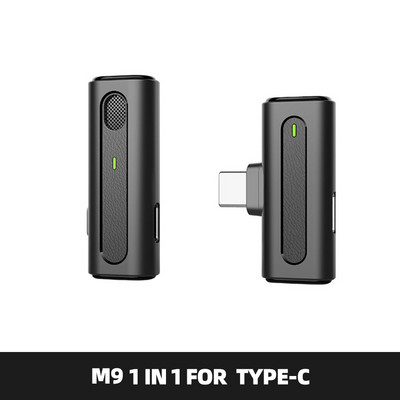 Microfon Lavalier fără fir, Mini microfon portabil de înregistrare audio și video pentru iPhone Type-C, transmisie în direct, microfon pentru jocuri