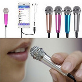 μίνι φορητό 3,5 mm Stereo Studio Mic KTV Karaoke Mini μικρόφωνο για έξυπνο τηλέφωνο Φορητός υπολογιστής επιτραπέζιος φορητός μικρόφωνο ήχου