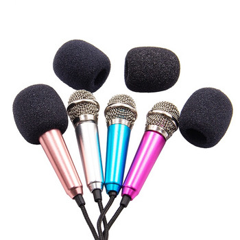 μίνι φορητό 3,5 mm Stereo Studio Mic KTV Karaoke Mini μικρόφωνο για έξυπνο τηλέφωνο Φορητός υπολογιστής επιτραπέζιος φορητός μικρόφωνο ήχου