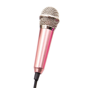 μίνι φορητό 3,5 mm Stereo Studio Mic KTV Karaoke Mini μικρόφωνο για έξυπνο τηλέφωνο Φορητός υπολογιστής επιτραπέζιος φορητός μικρόφωνο ήχου