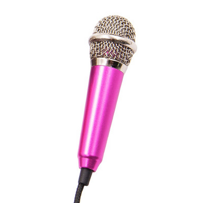 μίνι φορητό 3,5 mm Stereo Studio Mic KTV Karaoke Mini μικρόφωνο για έξυπνο τηλέφωνο Φορητός υπολογιστής επιτραπέζιος φορητός μικρόφωνο ήχου