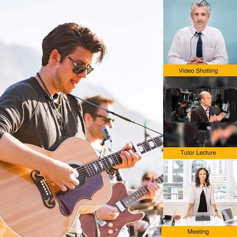 1,5 m körkörös fém mikrofon 3,5 mm-es Jack Lavalier nyakkendőkapcsos mikrofonok Mini audio mikrofon fényképezőgéphez számítógéphez laptop telefonhoz