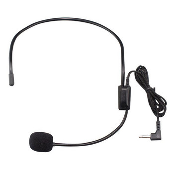 2019 Νέος φορητός ενισχυτής φωνής 3,5mm ενσύρματο ακουστικό μικροφώνου στούντιο Οδηγός συνδιάσκεψης Ακουστικά με βάση ομιλίας