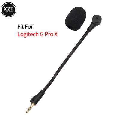 Резервен микрофон за игри Boom 3,5 мм микрофон за Logitech G Pro X за Steelseies E-Sports Game Headset Геймърски слушалки Микрофон