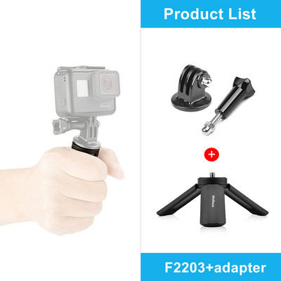 Τηλέφωνο Gimbal Mini Tripod Grip Stand w 1/4'' Βίδα για DJI OSMO Mobile 2 OSMO Pocket Zhiyun Smooth q 4 Moza Feiyu Vimble 2 Hohem
