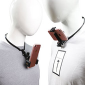 Nešiojamas išmaniojo telefono laikiklis ant kaklo, skirtas POV fotografuoti vaizdo įrašų įrašymo asmenukę, skirtą iPhone Samsung Huawei Gopro sportiniams fotoaparatams