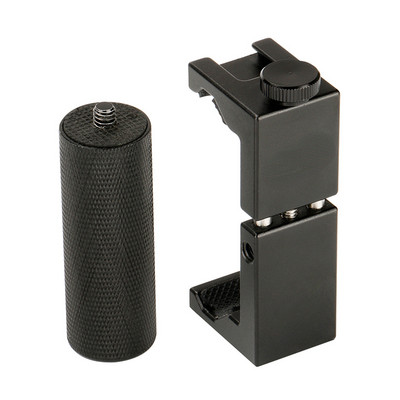 Alumínium telefon állványtartó hideg cipőtartóval, függőleges és vízszintes tartó, univerzális állítható bilincs iPhone 12 11 Pro készülékhez