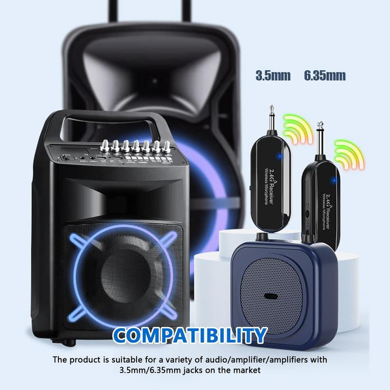 2.4G Bežični mikrofon Slušalica Mikrofon Za Pojačalo glasa Zvučnik Karaoke Računalo Podučavanje Sastanak Joga Pjevanje Bežični mikrofon