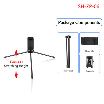 Trepied pentru selfie pentru telefon portabil de 158 cm, cu cap șurub 1/4, trepied pentru selfie flexibil, cu telecomandă Bluetooth și suport pentru telefon