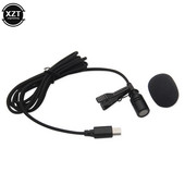1,5 m žičani Active Clip DV Lavalier Mini USB mikrofon Stereo profesionalni Clip-on mikrofon za Gopro Hero 3 3+ 4 akcijsku kameru