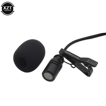1,5 м кабелен активен клип DV Lavalier Мини USB микрофон Стерео професионален микрофон с клипс за Gopro Hero 3 3+ 4 екшън камера