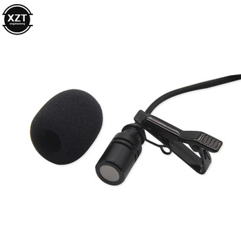 1,5m Ενσύρματο Active Clip DV Lavalier Mini USB Microphone Stereo Professional Clip-on Mic for Gopro Hero 3 3+ 4 Action Camera