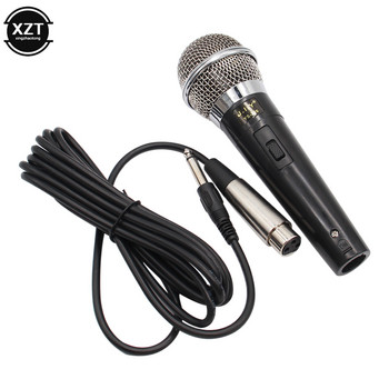 Ръчен професионален кабелен динамичен микрофон Clear Voice Conference Audio Mic for Karaoke Part Vocal Music Performance