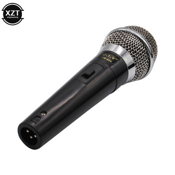 Ръчен професионален кабелен динамичен микрофон Clear Voice Conference Audio Mic for Karaoke Part Vocal Music Performance