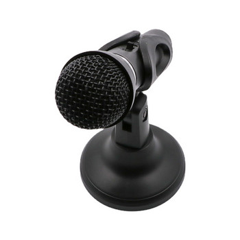Μίνι μικρόφωνο 3,5 mm Home Stereo MIC Επιτραπέζια βάση YouTube Βίντεο Skype Chatting Gaming Podcast Μικρόφωνο εγγραφής για υπολογιστή