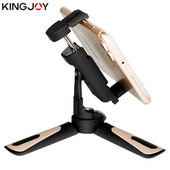 KINGJOY Officia KT-18 Trepied pentru telefon Mini trepied pentru suport mobil Suport pentru cameră Stabilizator Unghi flexibil de ridicare a capului