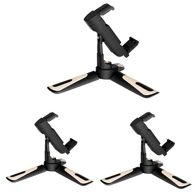 KINGJOY Officia KT-18 Trepied pentru telefon Mini trepied pentru suport mobil Suport pentru cameră Stabilizator Unghi flexibil de ridicare a capului