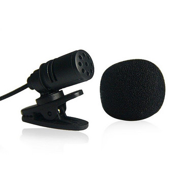 Универсален преносим 3,5 мм мини микрофон с кабелна слушалка Петличен микрофон за ръководство за лекции Студио Преподаване Конференция Микрофон